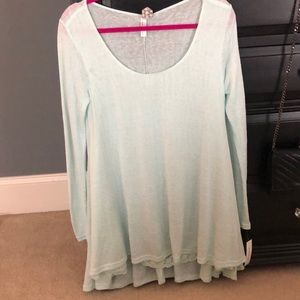 Mary Lace Mint Tunic